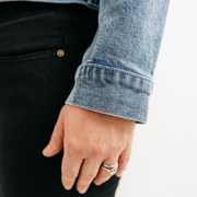 Denim Jacket + Ava Jeans + T-shirt Outfit